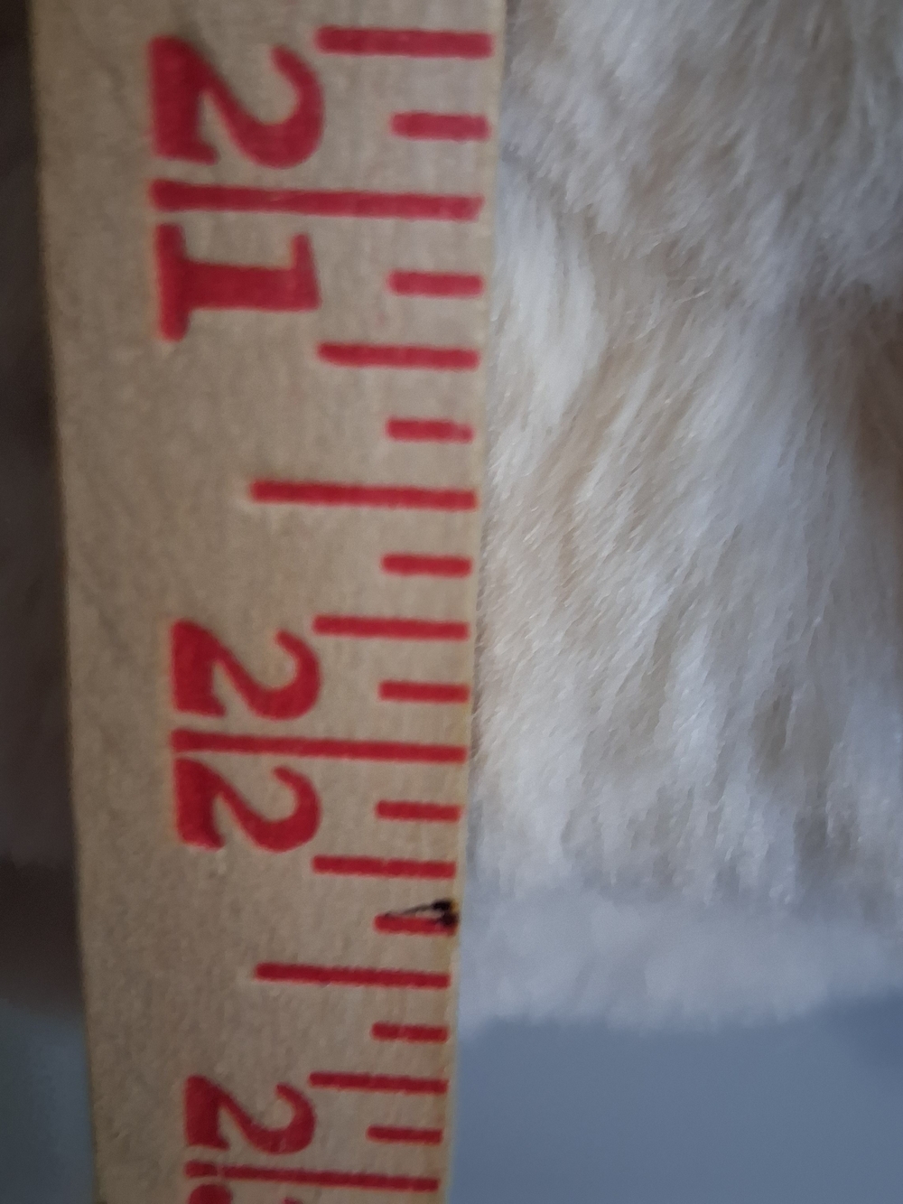 Cream Faux Fur Jacket - Women's Cozy Coat - Picture 6 of 6